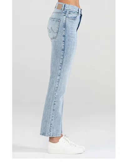 Ag Logo-patch Jeans In Blue