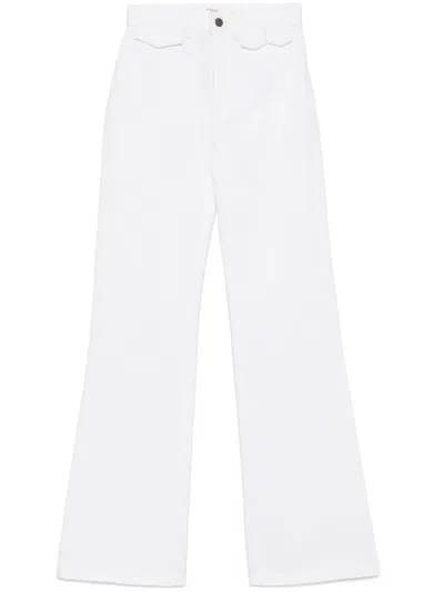 Chloé High-rise Flare Jeans In White