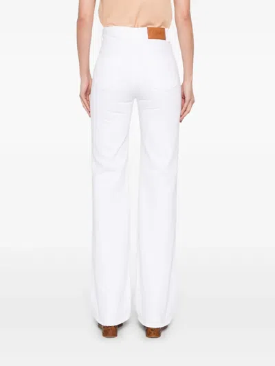 Chloé High-rise Flare Jeans In White