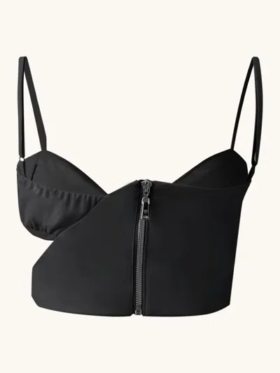 Misci Gabardine Top In Black