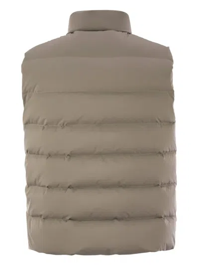 Fay Down Vest In Brown