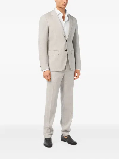 Billionaire Single-breasted Blazer In Grey