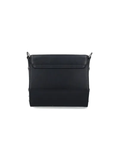 Vivienne Westwood Logo Shoulder Bag In Black