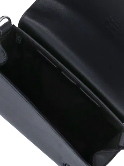 Vivienne Westwood Logo Shoulder Bag In Black