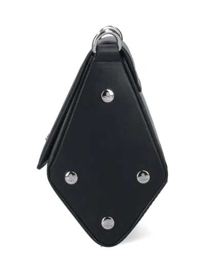 Vivienne Westwood Logo Shoulder Bag In Black