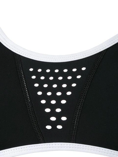 Shop Duskii 'la Kasbah' Crop Bikini Top In Black