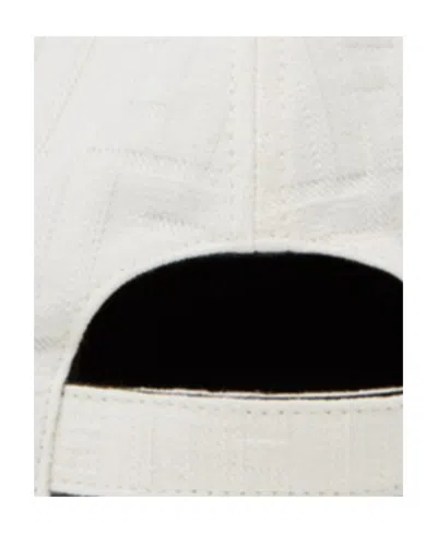 Fendi Baseball Cap In White