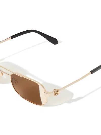 Off-white Lynn Sunglasses In Brown