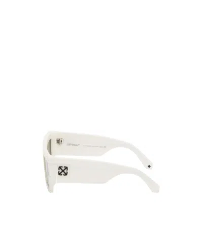 Off-white Arthur Rectangular Frame Sunglasses In Gray