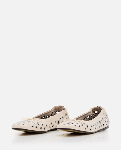 Golden Goose 'amy' Ballet Flats Featuring Metal Eyelets In Yellow