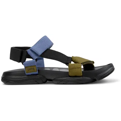 Camper Karst Sandal In Black,blue,green