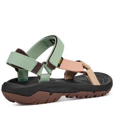 Teva Hurricane Xlt219235-bmsm Sandals Womens Us Black Green Hiking Zogg1877 In Basil,maple Sugar Multi