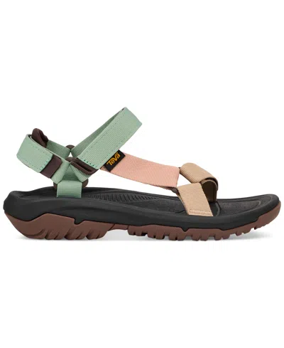 Teva Hurricane Xlt219235-bmsm Sandals Womens Us Black Green Hiking Zogg1877 In Basil,maple Sugar Multi