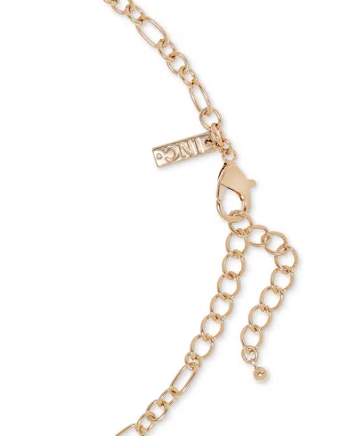 Inc International Concepts Gold-tone Flower Statement Necklace, 16" + 3" Extender, Exclusively At Macy's In Gold