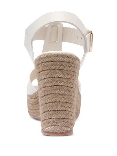 Paloma Barceló Paloma Barcelo Alison Slingback Espdarille Platform Wedge Sandal In Linen