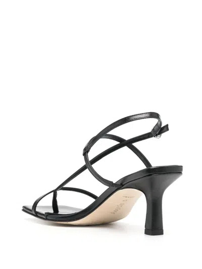 Aeyde 65mm Elise Sandals In Black