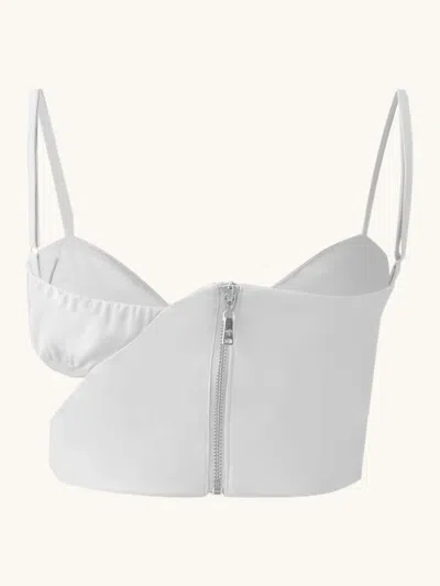 Misci Cotton-blend Top In White