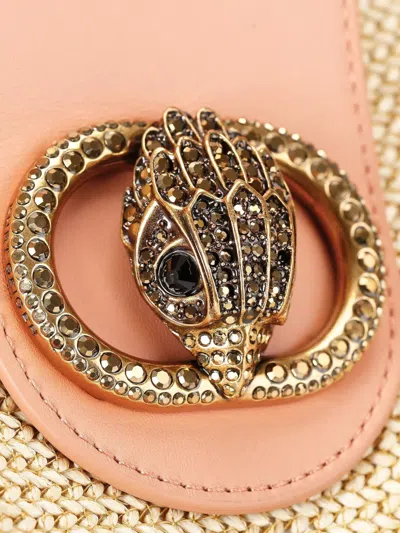 Kurt Geiger London Large Chelsea Woven Tote Bag In Open Beige