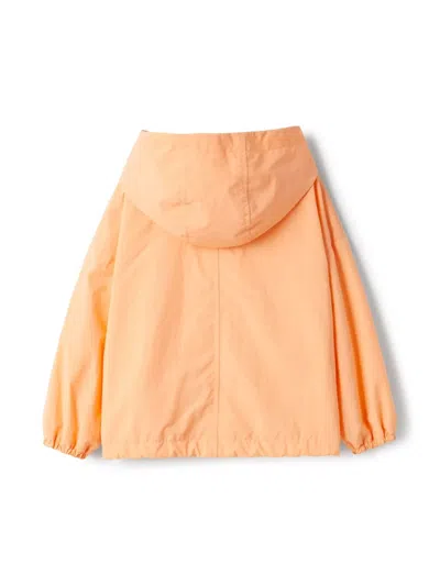 Il Gufo Elasticated Cuffs Jacket In Orange
