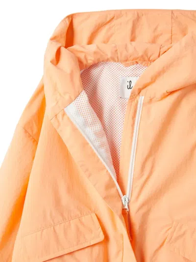 Il Gufo Elasticated Cuffs Jacket In Orange