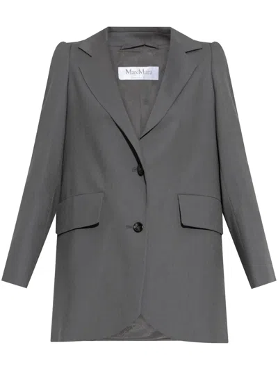 Max Mara Jacket "hebrides" In Grey