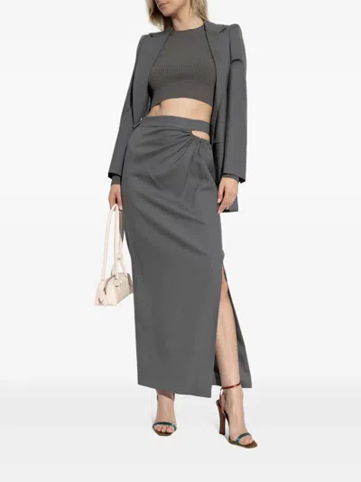 Max Mara Jacket "hebrides" In Grey