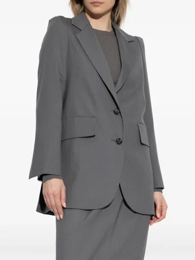Max Mara Jacket "hebrides" In Grey