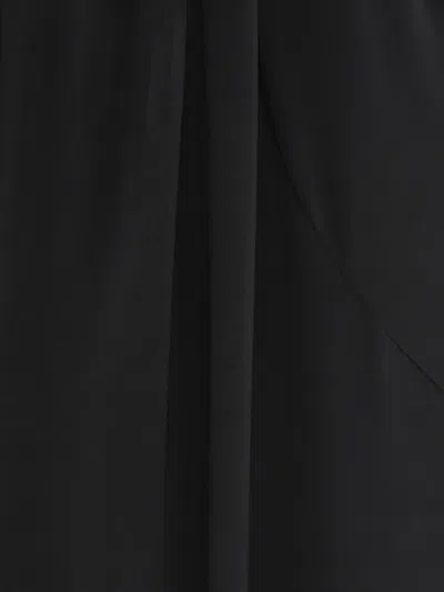 Jacquemus Women's Peplo Long Skirt In Black