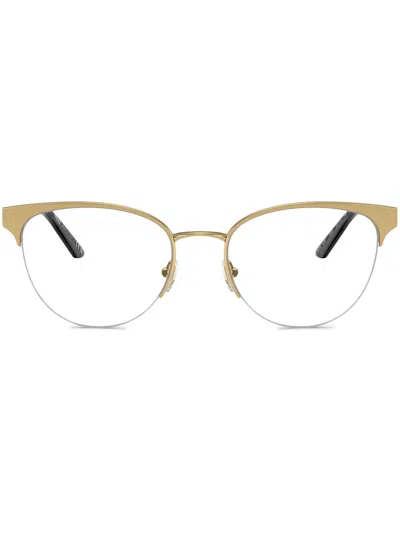 Versace Demo Cat Eye Ladies Eyeglasses Ve1304 1002 54 In Gold