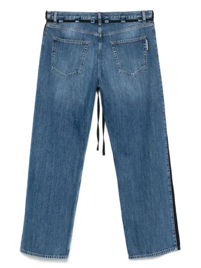 Frenken Stripe Trousers In Blue