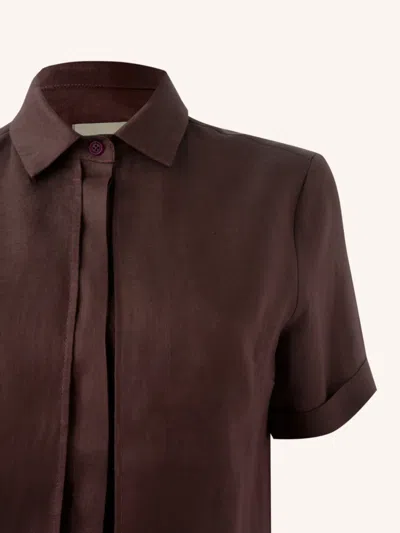 Misci Petrópolis Shirt In Brown