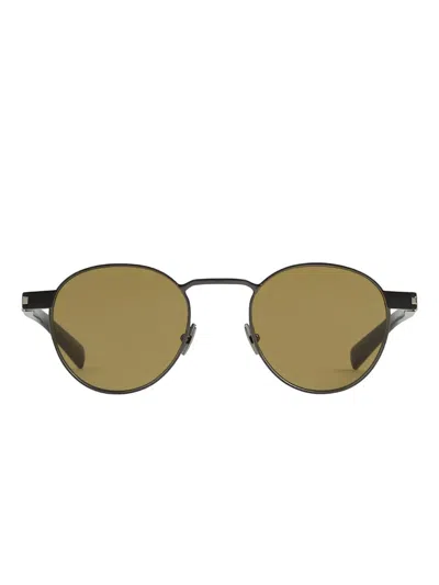 Saint Laurent Sunglasses Sl 707 In Ruthenium Havana Brow