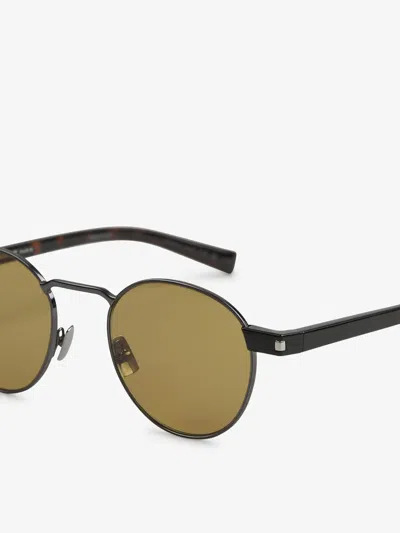 Saint Laurent Sunglasses Sl 707 In Ruthenium Havana Brow