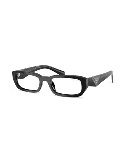 Prada Rectangle-frame Glasses In ブラック