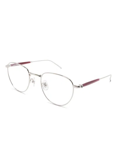 Montblanc Mb0414oa Glasses In シルバートーン