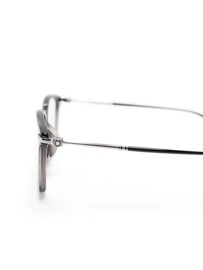 Montblanc Rectangle-frame Glasses In ブラック