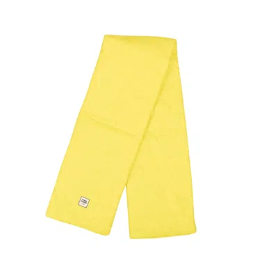 Opening Ceremony Yellow Polyester Quilted Scarf In Yellow