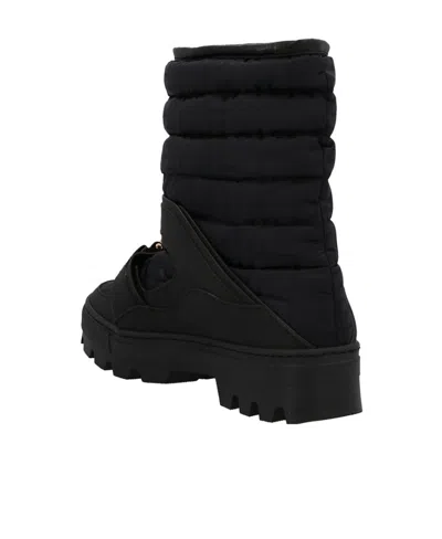 Balmain Logo Ski Boots In Black