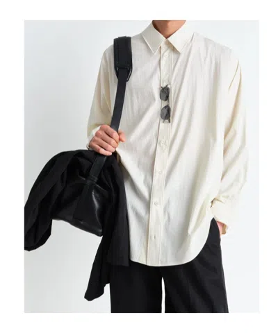 Lemaire Loop Shirt In White