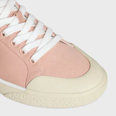 Celine Alan Sneakers With Triomphe In Canvas In Nude