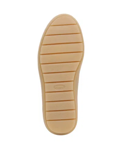 Dr. Scholl's Women's Time Off Win Lace Up Platform Sneakers In Brown,black Microfiber