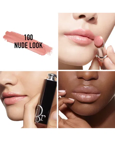 Dior Addict Shine Refillable Lipstick 3.2g In 100 Nude Look