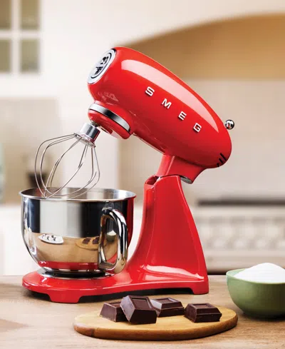 Smeg Estetica 50's Style Mixer In Red