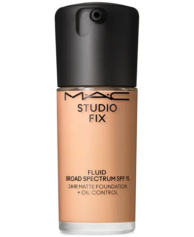 Mac Studio Fix Fluid Spf 15 24hr Matte Foundation + Oil Control, 1 Oz. In N6 (true Beige With Neutral Undertone Fo