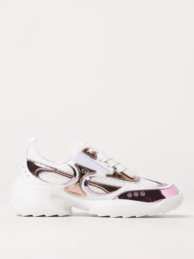 Roger Vivier Viv On The Run Sneakers In Weiss