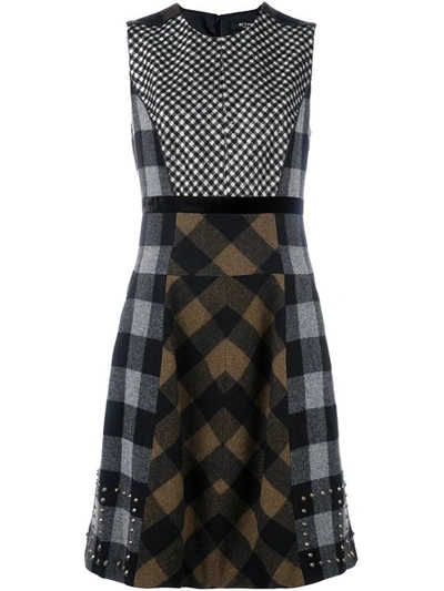 Shop Etro Checked Patchwork Dress In 2