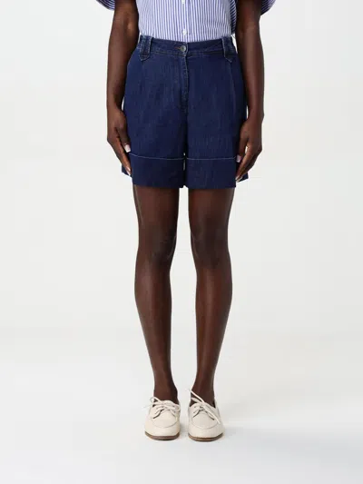Fay Shorts  Woman Color Blue In Blau