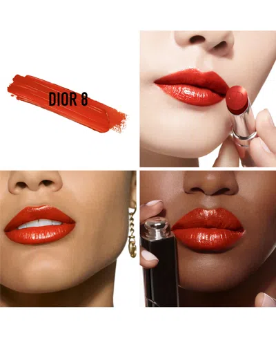 Dior Addict Refillable Shine Lipstick In 008  8 (a Brick Red)