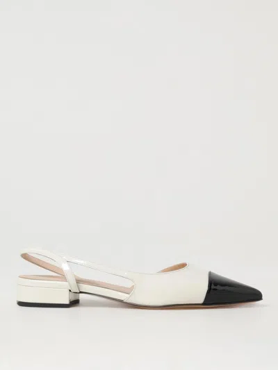 Anna F 35mm Leather Pumps In Weiss
