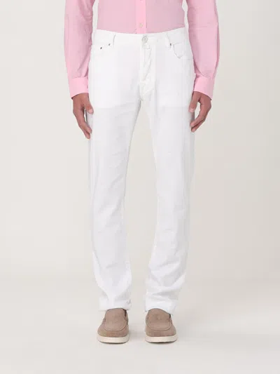 Jacob Cohen Pants  Men Color White In Weiss